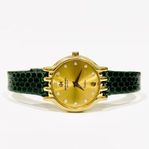 ❌SOLD❌ Raymond Weil Fidelio 18K Gold Plated Diamond Markers Ladies Watch